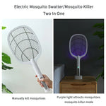 2 in 1 Rechargeable Bug Zapper Racket