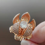 Imported Flower Bloom Ring